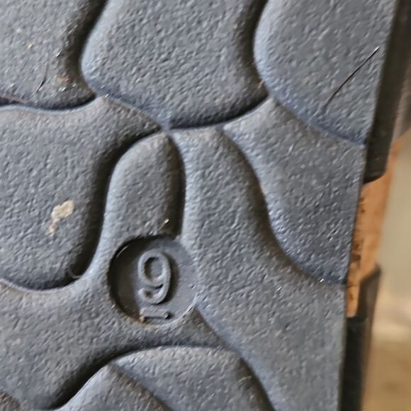 Pierre Dumas Chantal 4 Black Wedge Open Toe Sansals Size 9 - Picture 8 of 9